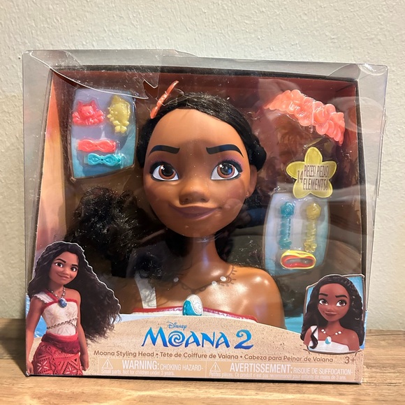 Moana 14 PC Styling Head- Some Damage To Box NEW🤎 - Picture 2 of 9
